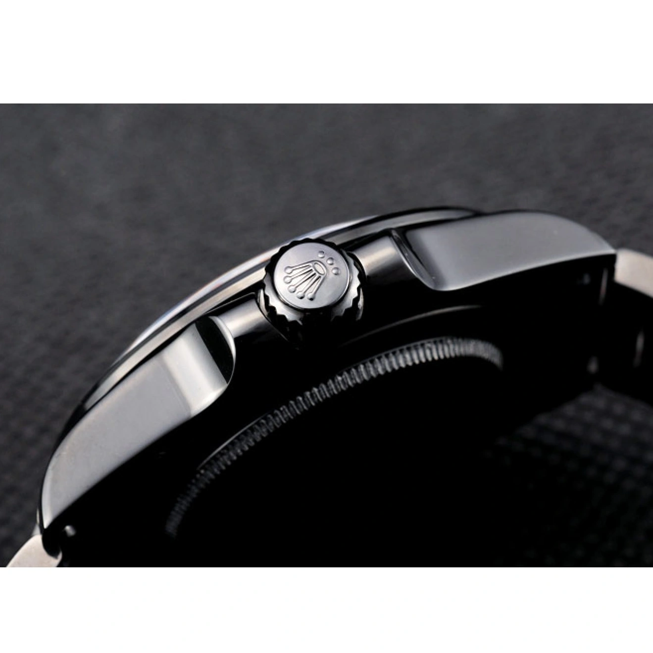 MiroTime 1028 Rolex Explorer Black Ceramic Bezel Black Dial Watch